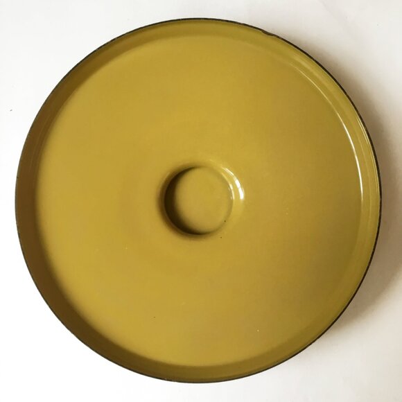 Vintage Hanova of Pasadena Red Orange Lava Enamel Casserole Lidded Pot - Picture 11 of 16